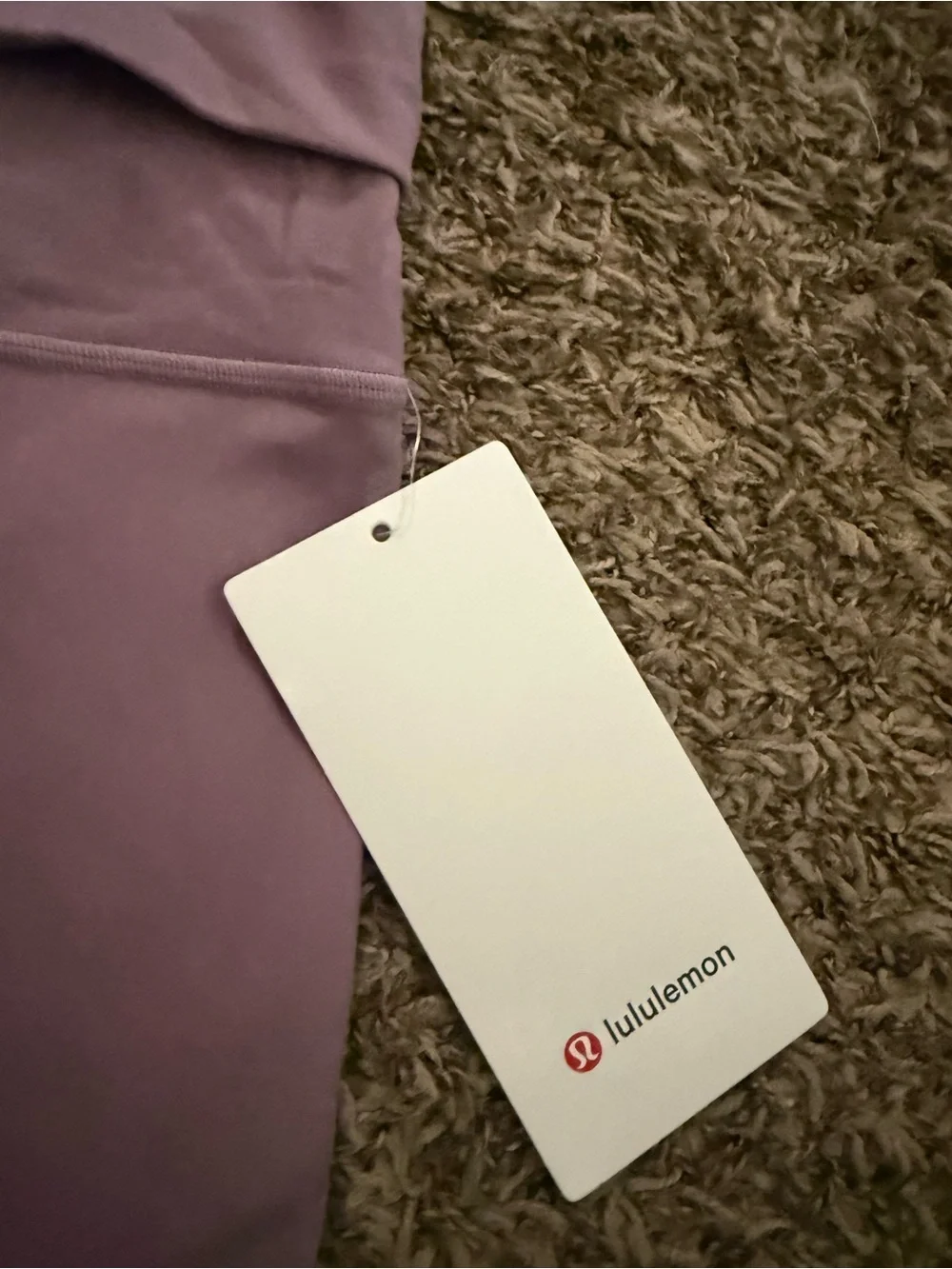 lululemon mauve/purple High-Rise Foldover‎ Leggings